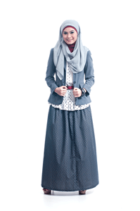Padu Padan Hijab Tabrak Motif